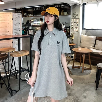 Plus Size New Summer Dress Girls Boho grey Female Vintage Dress stripe short Sleeve Women Dresses loose oversize Robe Vestido
Plus Size New Summer Dress Girls Boho grey Female Vintage Dress stripe short Sleeve Women Dresses loose oversize Robe Vestido