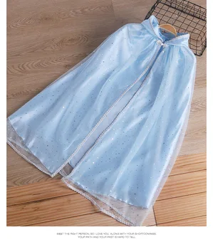 Girls Mesh Cloak Tulle Children Elsa Cape Baby Kids Girls Princess Birthday Party Cosplay Costume for Christmas Halloween Gifts
Girls Mesh Cloak Tulle Children Elsa Cape Baby Kids Girls Princess Birthday Party Cosplay Costume for Christmas Halloween Gifts