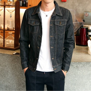 Spring Autumn Mens Denim Jacket Mens Trendy Fashion Bomber Thin Ripped Denim Jacket Male Cowboy Jeans jackets 4XL
Spring Autumn Mens Denim Jacket Mens Trendy Fashion Bomber Thin Ripped Denim Jacket Male Cowboy Jeans jackets 4XL