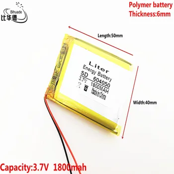 Liter energy battery Y70 road route T71 battery 604050 3.7V lithium battery 1800MAH navigator
Liter energy battery Y70 road route T71 battery 604050 3.7V lithium battery 1800MAH navigator