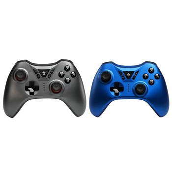 2 Pcs Switch Pro Controller Wireless Bluetooth Gamepad for Nintendo Switch NS for PS3/PC/Android/Steam, Gray & Blue 
2 Pcs Switch Pro Controller Wireless Bluetooth Gamepad for Nintendo Switch NS for PS3/PC/Android/Steam, Gray & Blue