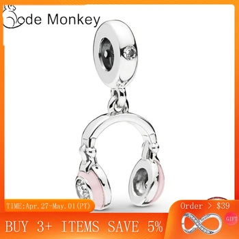 CodeMonkey Authentic 100% 925 Sterling Silver Pink Headset Charms Fit Original Design Bracelet Making Fashion Jewelry DIY CMC12
CodeMonkey Authentic 100% 925 Sterling Silver Pink Headset Charms Fit Original Design Bracelet Making Fashion Jewelry DIY CMC12