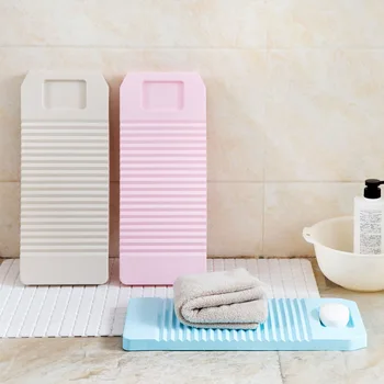 

TENMIU Plastic Non-slip Washboard Large Laundry Plate Household Washing Clothes Seesaw Thickening Laundry Tub Poke Board K9925