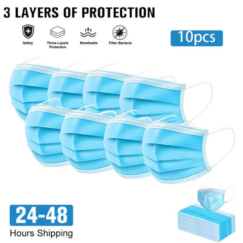 20/50/100pcs Disposable Mask 3-Layer Protective Anti fog Cotton Mask Filters Breathing Earloop Disposable Dust Safety Mask
20/50/100pcs Disposable Mask 3-Layer Protective Anti fog Cotton Mask Filters Breathing Earloop Disposable Dust Safety Mask