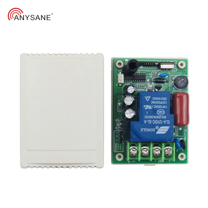 Wireless relay switch 433mhz rf remote control receiver switch 110-230V 30A switch for lamp pump lighting indoor home automation
Wireless relay switch 433mhz rf remote control receiver switch 110-230V 30A switch for lamp pump lighting indoor home automation