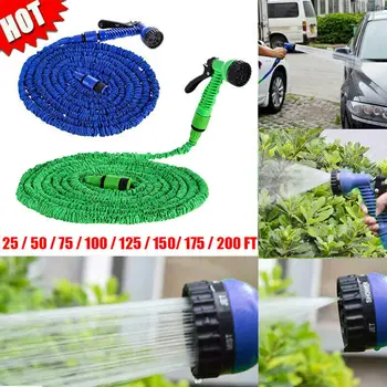 25FT-250FT Flexible Garden Hose Expandable Garden Water Hose For Car washing Spray Garden watering Spray Gun To Watering Car Set
25FT-250FT Flexible Garden Hose Expandable Garden Water Hose For Car washing Spray Garden watering Spray Gun To Watering Car Set