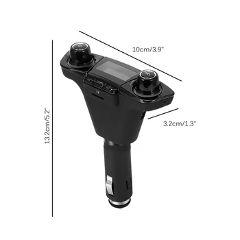 Wireless In-Car Bluetooth FM Transmitter MP3 Radio Adapter Car Kit USB Charger Car Electronics Accessories
Wireless In-Car Bluetooth FM Transmitter MP3 Radio Adapter Car Kit USB Charger Car Electronics Accessories