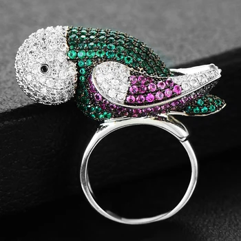 GODKI 2019 Trendy Parrot Charms Cubic Zircon Statement Ring for Women Finger Rings Beads Charm Ring Bohemian Beach Jewelry
GODKI 2019 Trendy Parrot Charms Cubic Zircon Statement Ring for Women Finger Rings Beads Charm Ring Bohemian Beach Jewelry