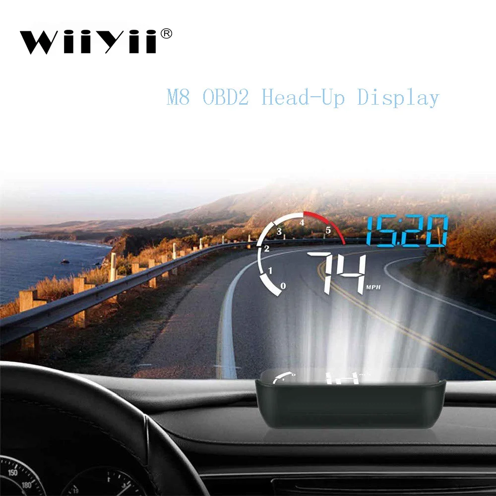 3.8Inch M10 OBD2 HUD Head Up Display Car-styling Display Overspeed Warning Windshield Projector Security Alarm System RPM
3.8Inch M10 OBD2 HUD Head Up Display Car-styling Display Overspeed Warning Windshield Projector Security Alarm System RPM