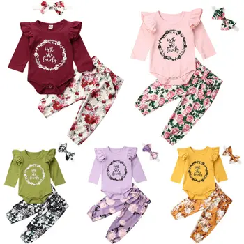 Newborn BaBy Girls Clothes Romper Jumpsuit Floral Pants Leggings Outfit Set
Newborn BaBy Girls Clothes Romper Jumpsuit Floral Pants Leggings Outfit Set