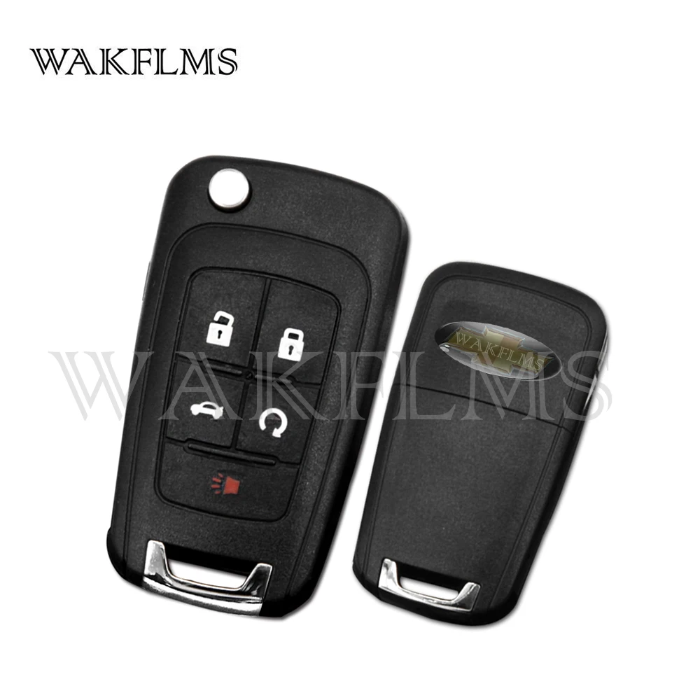 5 Button Flip Remote Car Key 315Mhz For Chevrolet Buick Encore Camaro Cruze Equinox Sonic LaCrosse with PCF7941 chip OHT01060512