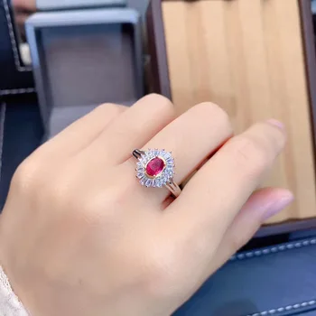 Natural And Real Ruby Ring Gemstone Wedding Engagement Rings for Women Fine Jewelry Gift Wholesale
Natural And Real Ruby Ring Gemstone Wedding Engagement Rings for Women Fine Jewelry Gift Wholesale