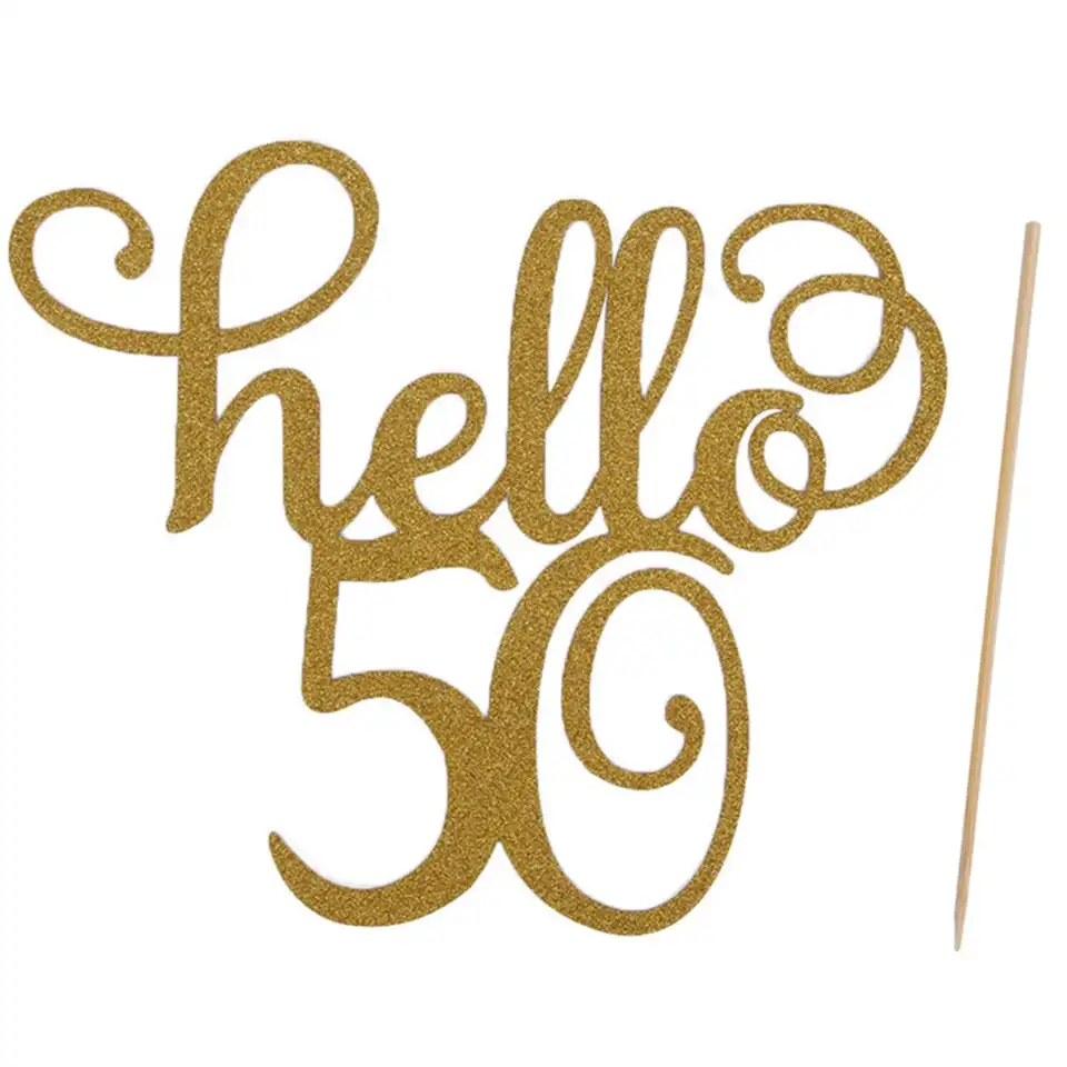 40 50 60 cake decoration flag love wedding anniversary birthday