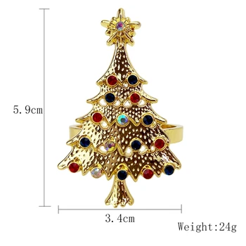 12PCS Christmas Napkin Christmas Napkin Ring Wedding Banquet Hotel Dining Table Supplies
12PCS Christmas Napkin Christmas Napkin Ring Wedding Banquet Hotel Dining Table Supplies