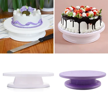 Plastic Cake Turntable Rotating Anti-Skid Round Cake Decorating Stand Cake Rotating Table Plate Kitchen DIY Pan Baking Tool 1pcs
Plastic Cake Turntable Rotating Anti-Skid Round Cake Decorating Stand Cake Rotating Table Plate Kitchen DIY Pan Baking Tool 1pcs