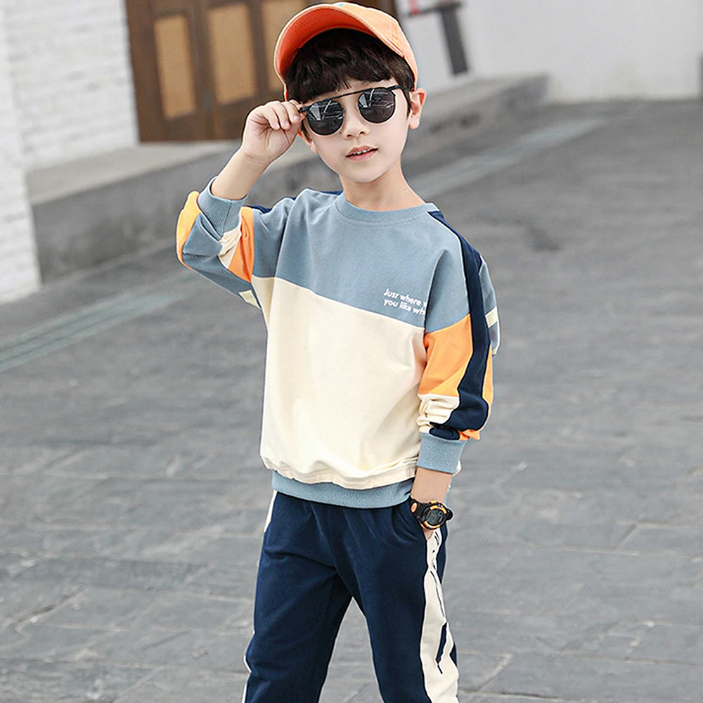 Boy Autumn suit 2020 new Mid-size Children Autumn and Winter Sports Leisure Handsome Two-piece Suit Clothing For Boys Kids
Boy Autumn suit 2020 new Mid-size Children Autumn and Winter Sports Leisure Handsome Two-piece Suit Clothing For Boys Kids