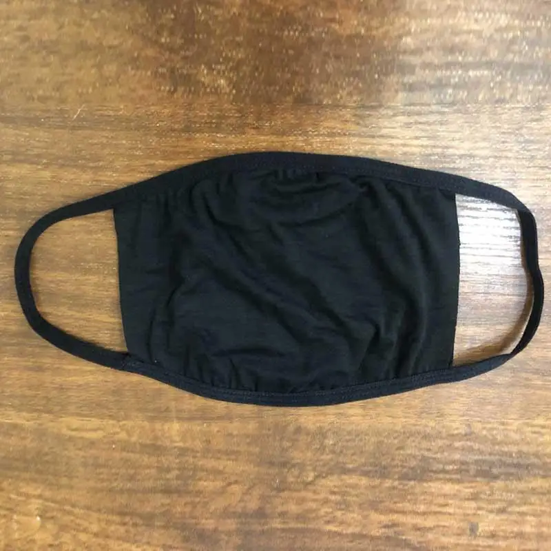 1PC mouth face mask Black White mouth mask Reusable Washable Reusable Windproof Mouth-muffle Summer soft Cotton mouth Masks