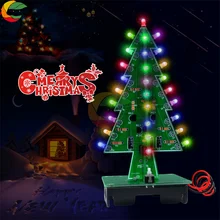 Ziqqucu DIY 3D Seven-color Flash Christmas Tree LED Flashlight Welding Practice Electronic Science Assembling DIY Kit
Ziqqucu DIY 3D Seven-color Flash Christmas Tree LED Flashlight Welding Practice Electronic Science Assembling DIY Kit