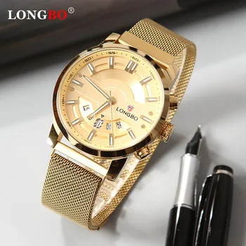LONGBO Luxury Brand Men Business Watches Chronograph Waterproof Quartz Analog Wristwatch Full Steel Male Clock Relogio Masculino
LONGBO Luxury Brand Men Business Watches Chronograph Waterproof Quartz Analog Wristwatch Full Steel Male Clock Relogio Masculino