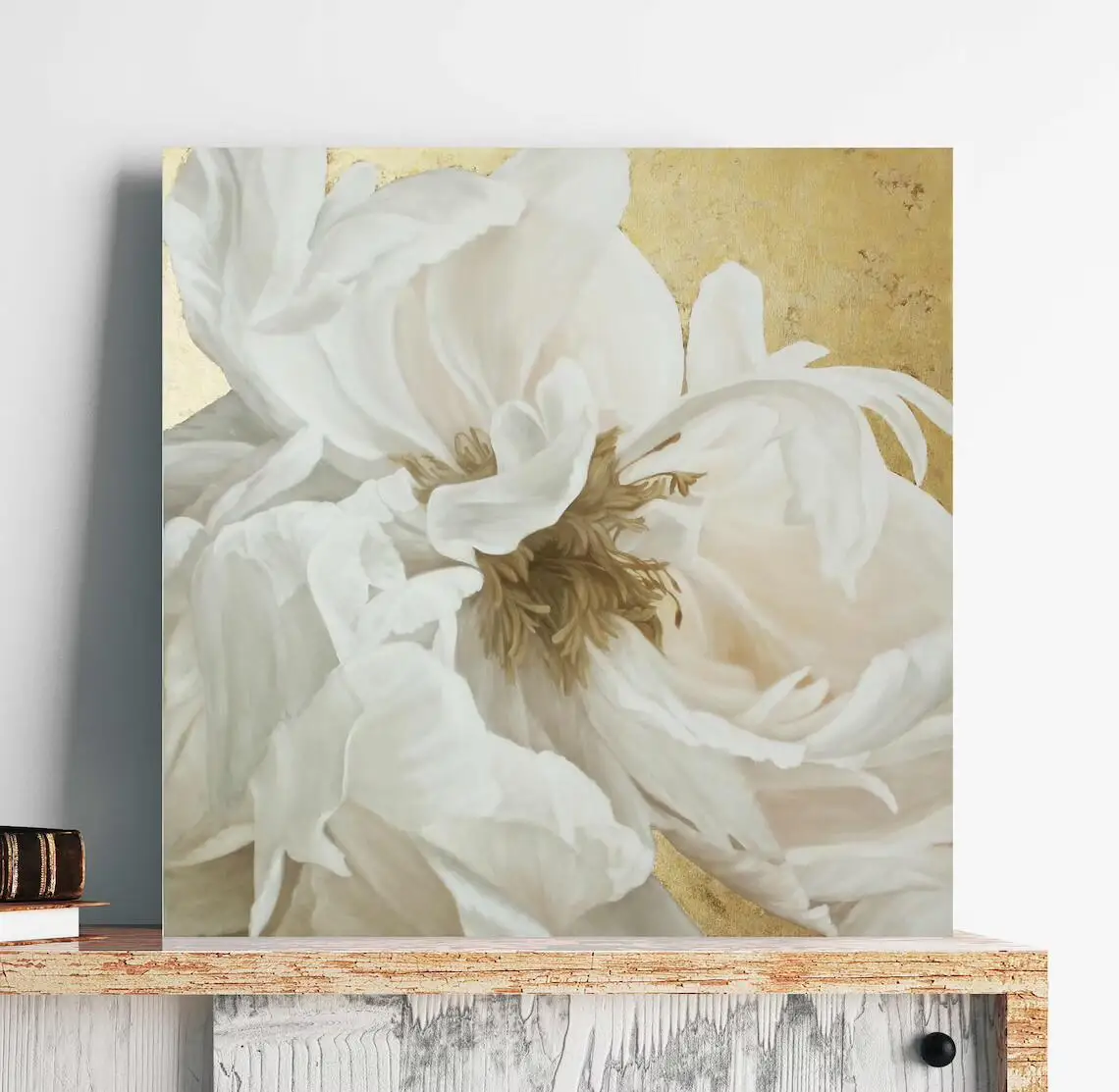 Original Modern Large Floral Oil Painting Flowers Peony White Beige Gold Painting Canvas Art Bedroom Kitchen Wall Art Home Decor
Original Modern Large Floral Oil Painting Flowers Peony White Beige Gold Painting Canvas Art Bedroom Kitchen Wall Art Home Decor