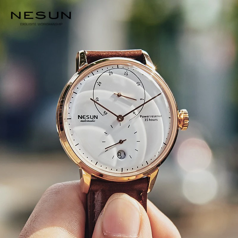 

Switzerland Mens Automatic Mechanical Watches Nesun Fashion Waterproof Self Winding Watch Top Luxury Brand Relogio Masculino Man