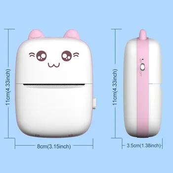 Students 200dpi HD Mini Portable With 1 Paper Roll Photo Label Rechargeable Pocket Receipt Wireless Bluetooth Thermal Printer
Students 200dpi HD Mini Portable With 1 Paper Roll Photo Label Rechargeable Pocket Receipt Wireless Bluetooth Thermal Printer