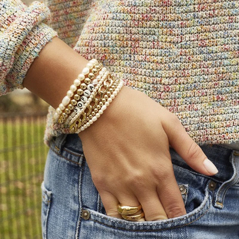 Dvacaman 2020 New Fashion Handmade Gold Color Beads Pearl Crystal Multilayer Beaded Bracelets Set for Women Charm Party Jewelry
Dvacaman 2020 New Fashion Handmade Gold Color Beads Pearl Crystal Multilayer Beaded Bracelets Set for Women Charm Party Jewelry