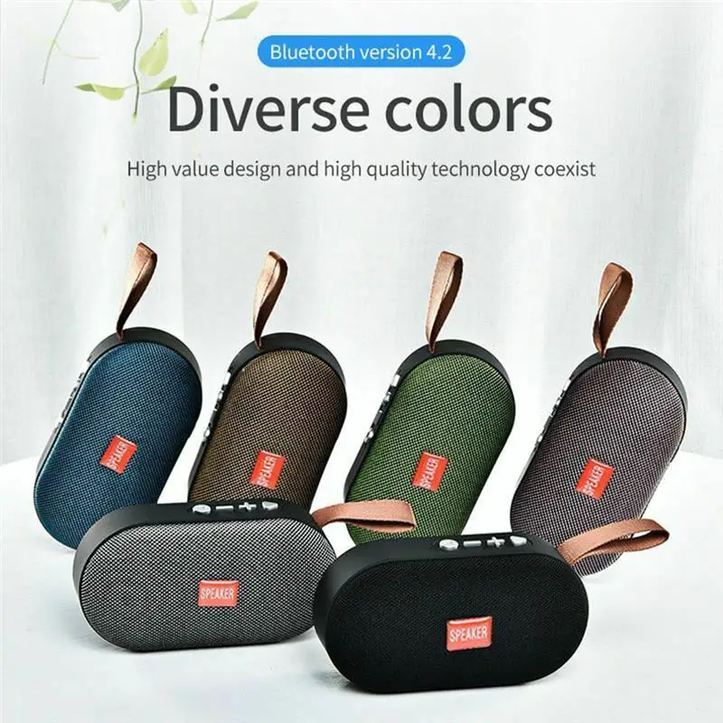 Bluetooth 4.2 Speaker HiFi Sound SD USB Media Player Wireless Stereo Sound Radio AUX-in Soundbox, Brown
Bluetooth 4.2 Speaker HiFi Sound SD USB Media Player Wireless Stereo Sound Radio AUX-in Soundbox, Brown