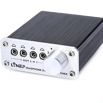 Headphone audio switcher 4 input 4 output switch 4 stereo signal switcher headphone audio decoder Audio amplifier
Headphone audio switcher 4 input 4 output switch 4 stereo signal switcher headphone audio decoder Audio amplifier