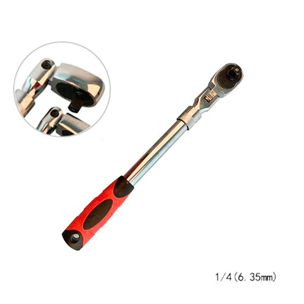72 Teeth 1/4 Inch Drive Extending Telescopic Shaft Ratchet Wrench Handle Socket Quick Release Professional Adjustable Hand Tool
72 Teeth 1/4 Inch Drive Extending Telescopic Shaft Ratchet Wrench Handle Socket Quick Release Professional Adjustable Hand Tool