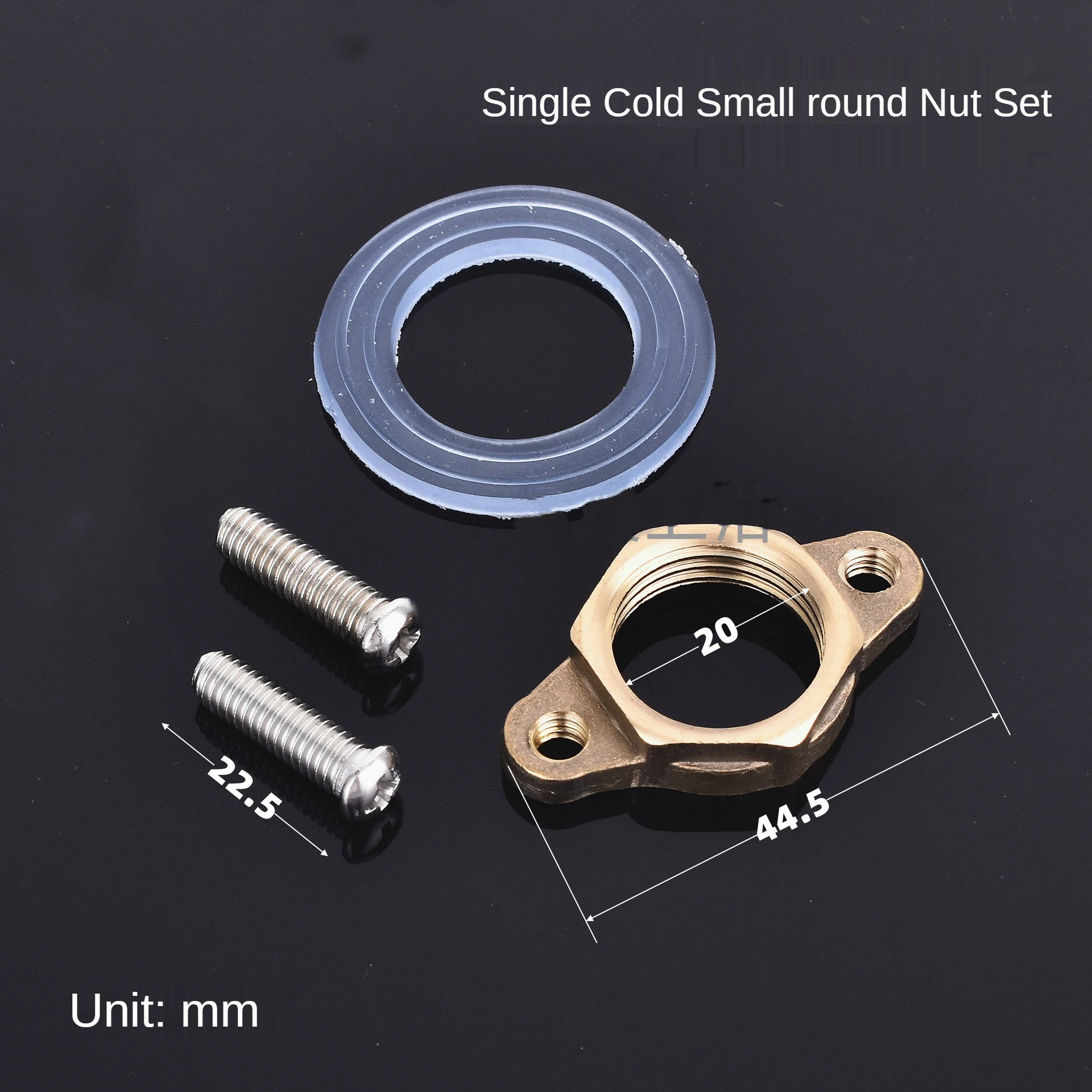 Generic BrC Type Tap Faucet Antiloosing Nut Cap Fixing Fitting Kit