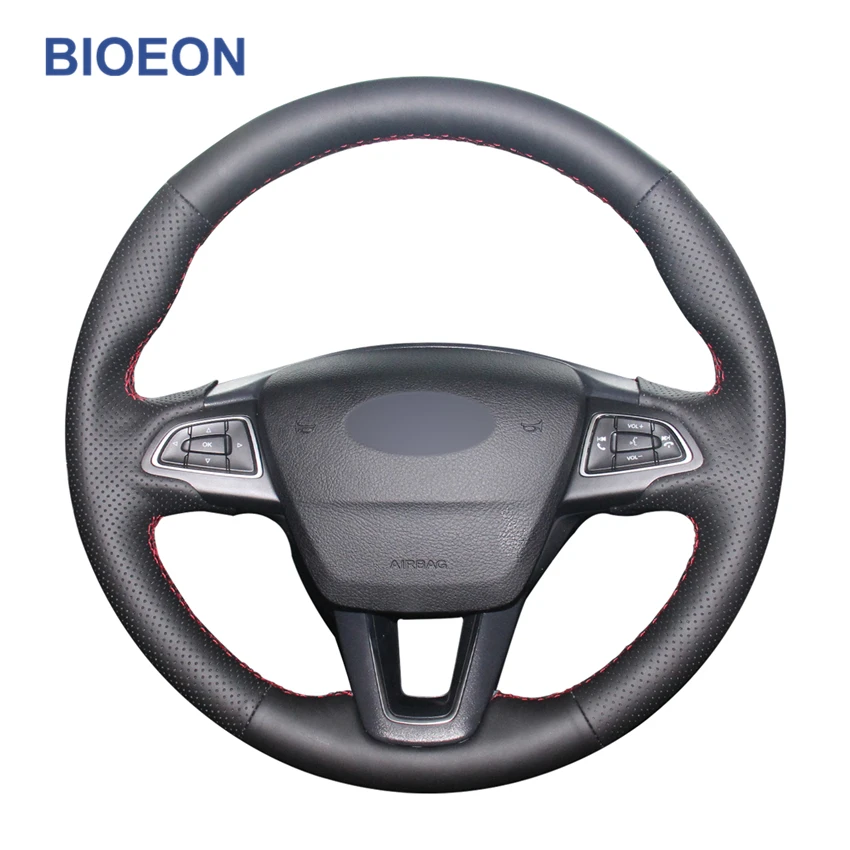 Чехол для руля автомобиля Ford Focus 2015-2018 Kuga 2016-2018 2019 C-MAX Grand C-Max, искусственная кожа, черный
Чехол для руля автомобиля Ford Focus 2015-2018 Kuga 2016-2018 2019 C-MAX Grand C-Max, искусственная кожа, черный