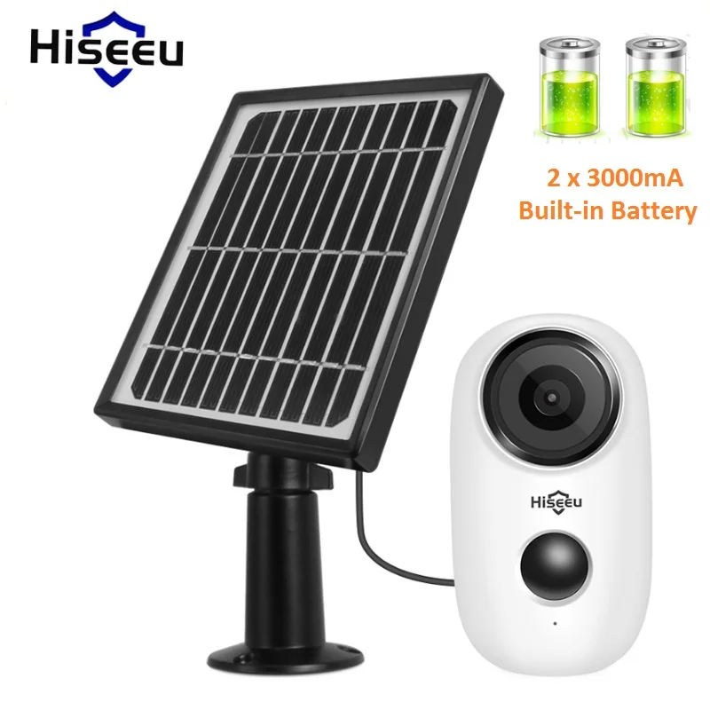 Hiseeu C10 Solar Powered Security Camera 1080P Night Vision Two-Way Audio TZ Motion Detection Outdoor IP Camera With Solar Panel
Hiseeu C10 Solar Powered Security Camera 1080P Night Vision Two-Way Audio TZ Motion Detection Outdoor IP Camera With Solar Panel