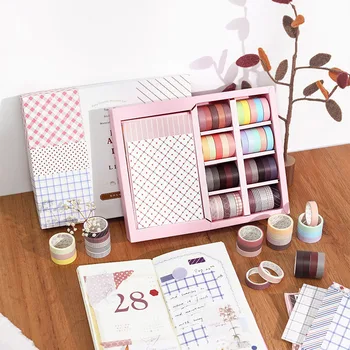 Washi Tape Gift Set 40 Pcs Solid Color Masking Tape Plus 80 Pcs Sticker Material Paper Diary Scrapbooking Decoration Stationery
Washi Tape Gift Set 40 Pcs Solid Color Masking Tape Plus 80 Pcs Sticker Material Paper Diary Scrapbooking Decoration Stationery