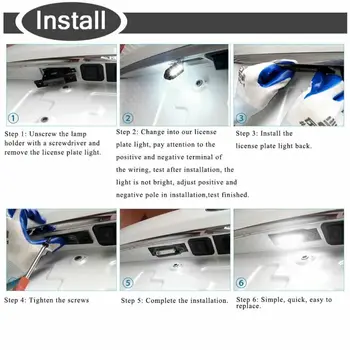 Boats LED license plate light Automotive Universal Motorcycle White Sealed 6 LED
Boats LED license plate light Automotive Universal Motorcycle White Sealed 6 LED