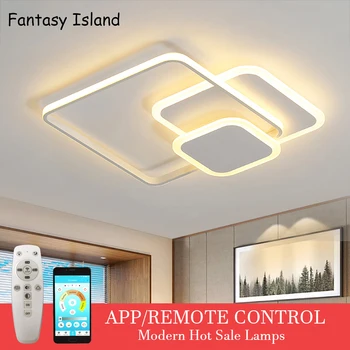 Modern square ring ceiling for livingroom bedroom Acrylic led ceiling lamp lamparas de techo Remote Control ceiling light 
Modern square ring ceiling for livingroom bedroom Acrylic led ceiling lamp lamparas de techo Remote Control ceiling light