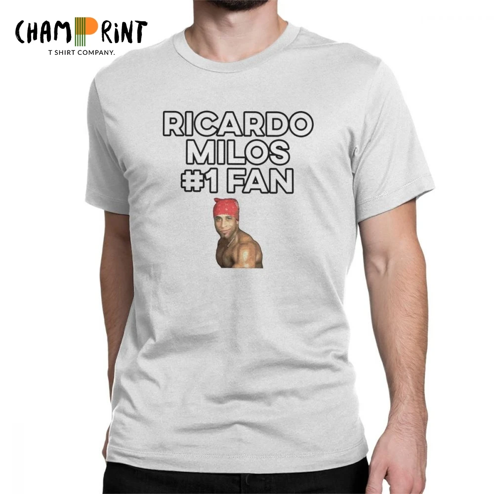 Sexy Ricardo Milos Funny Dancer Print Letters T Shirts Men Cotton Funny T-Shirts Round Collar Tees Short Sleeve Clothes Gift
Sexy Ricardo Milos Funny Dancer Print Letters T Shirts Men Cotton Funny T-Shirts Round Collar Tees Short Sleeve Clothes Gift