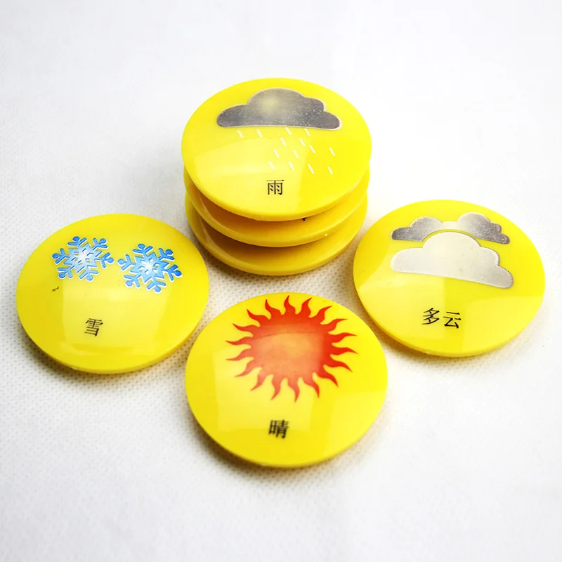 Fridge Magnet White Board Buttons Ferrite Permanent Magnet Dia.50mm With Weather Pattern Can be Used for Chinese Teaching 12pcs
Fridge Magnet White Board Buttons Ferrite Permanent Magnet Dia.50mm With Weather Pattern Can be Used for Chinese Teaching 12pcs