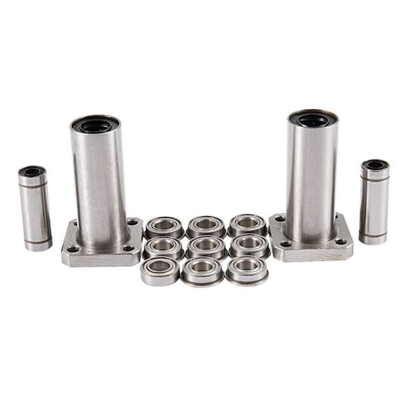 3D Printer Part Ball Bearings / Square Flanged Linear Bearings Lmk12Luu+Lm6Luu+688Zz +F688 Bearing Kit for Ultimaker 2 Um2
3D Printer Part Ball Bearings / Square Flanged Linear Bearings Lmk12Luu+Lm6Luu+688Zz +F688 Bearing Kit for Ultimaker 2 Um2