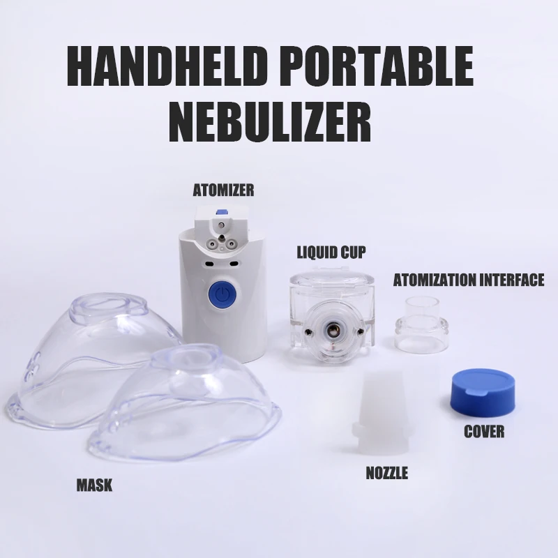 Portable Mini Handheld Silent Atomizer Inhaler Respirator Humidifier Kit Health Care Children Home Inhaler Machine Atomizer
Portable Mini Handheld Silent Atomizer Inhaler Respirator Humidifier Kit Health Care Children Home Inhaler Machine Atomizer