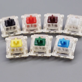Gateron 3Pin Switches black red brown blue clear green yellow SMD LED Gateron Switch for Mechanical Keyboard fit MX GK61
Gateron 3Pin Switches black red brown blue clear green yellow SMD LED Gateron Switch for Mechanical Keyboard fit MX GK61