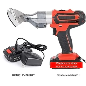 Cordless Electric Scissors Metal Shears Industrial Cutting Tool Rechargeable 21V Li-ion Battery 360 Rotating Power Sheet Cutter
Cordless Electric Scissors Metal Shears Industrial Cutting Tool Rechargeable 21V Li-ion Battery 360 Rotating Power Sheet Cutter