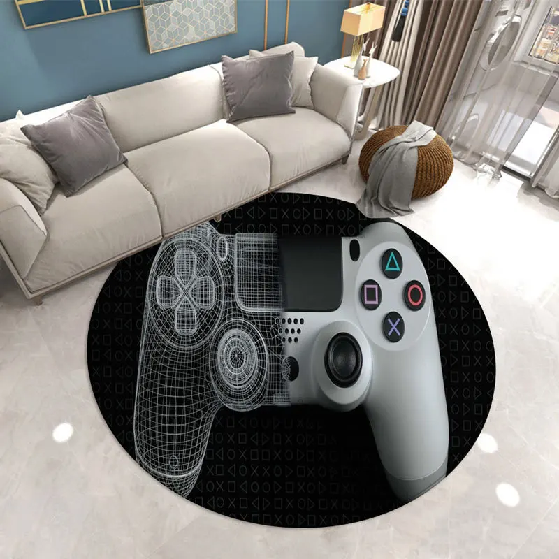 Game Console Round Chair Mat Anti-Slip Living Room Area Rug Boys Bedroom Rug Home Floor Carpet Memory Foam Entrance Doormat
Game Console Round Chair Mat Anti-Slip Living Room Area Rug Boys Bedroom Rug Home Floor Carpet Memory Foam Entrance Doormat