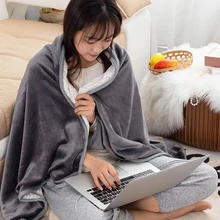 Home Wearable Blanket Simple Solid Color Cover Leg Office Nap Shawl Blanket Wearable Cloak Lazy Soft Warm Comfortable Blanket
Home Wearable Blanket Simple Solid Color Cover Leg Office Nap Shawl Blanket Wearable Cloak Lazy Soft Warm Comfortable Blanket