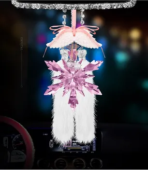 High quality gift goddess crystal snowflake car interior accessories ornaments rearview mirror car pendant
High quality gift goddess crystal snowflake car interior accessories ornaments rearview mirror car pendant