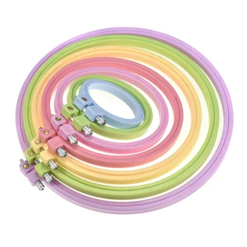 Special Plastic Frame For Embroidery With Random Colors Hand Sewing Accessories Embroidered Hoop Circles Embroidery Frame Ring
Special Plastic Frame For Embroidery With Random Colors Hand Sewing Accessories Embroidered Hoop Circles Embroidery Frame Ring