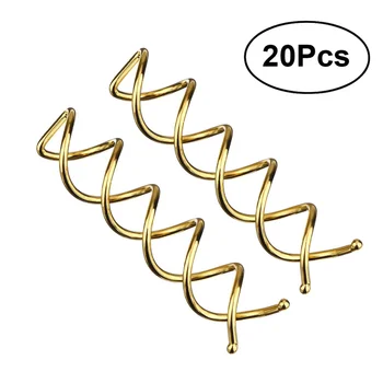 20pcs Spiral Bobby Hair Pins Twist Screw Hair Clip Mini Spin Clip for DIY Hair Style (Black) 
20pcs Spiral Bobby Hair Pins Twist Screw Hair Clip Mini Spin Clip for DIY Hair Style (Black)