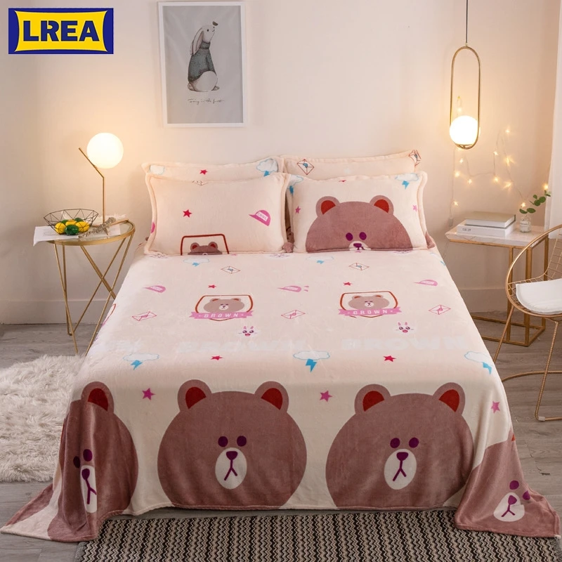 LREA cheap cartoon fleece blanket bedding children cover on the bed bear throw bedspread blanket for sofa no pillowcase
LREA cheap cartoon fleece blanket bedding children cover on the bed bear throw bedspread blanket for sofa no pillowcase