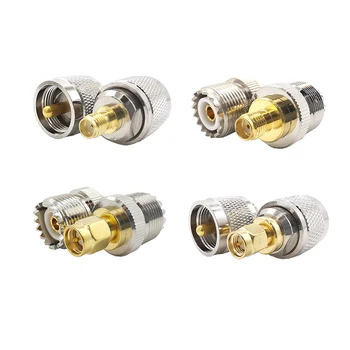 4 Type Kits SMA Male / Female to UHF Male / Female PL259 SO239 RF Adapter SMA Jack/Plug to UHF Jack/Plug PL259 SO239 Converter
4 Type Kits SMA Male / Female to UHF Male / Female PL259 SO239 RF Adapter SMA Jack/Plug to UHF Jack/Plug PL259 SO239 Converter