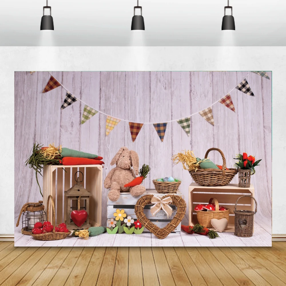 Wood Texture Board Spring Flowers Easter Eggs Photography Backdrop Flag Rabbit Carrot Baby Easter Background Photo Shoot Studio
Wood Texture Board Spring Flowers Easter Eggs Photography Backdrop Flag Rabbit Carrot Baby Easter Background Photo Shoot Studio